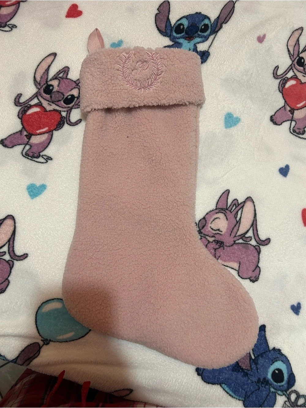 Pink fuzzy stalking